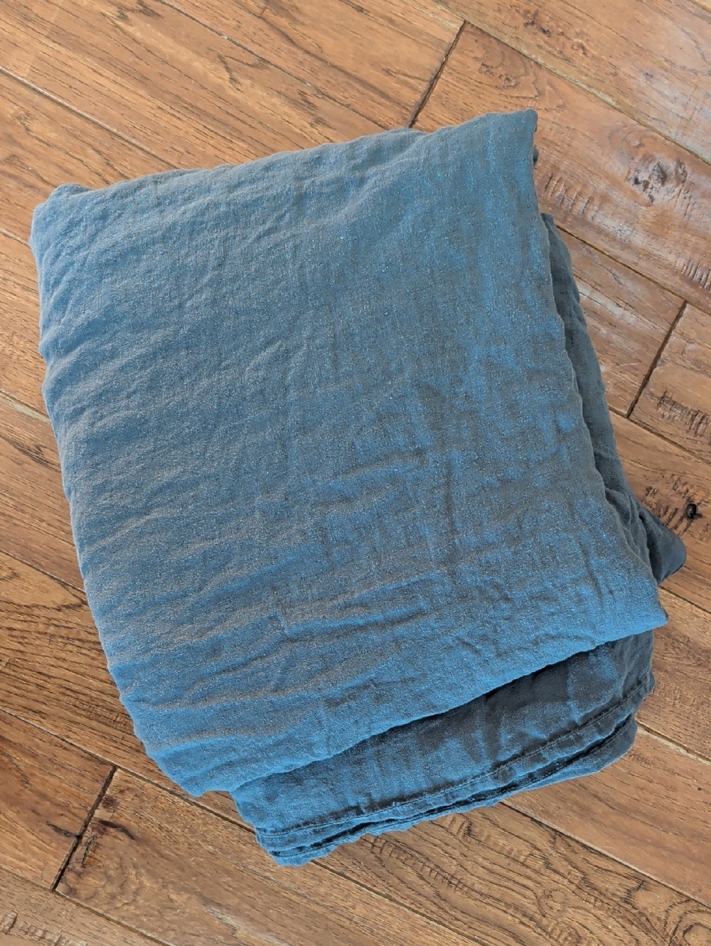 Parachute Washed Linen King/ California King Duvet Cover in Dusk Blue